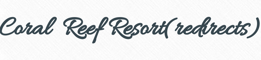 Coral Reef Resort(redirects) Logo